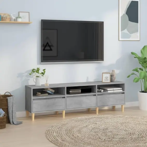 Szafka pod TV, szarość betonu, 150x30x44,5 cm Lumarko! - Hurtownia wielobranżowa Lumarko Rabat